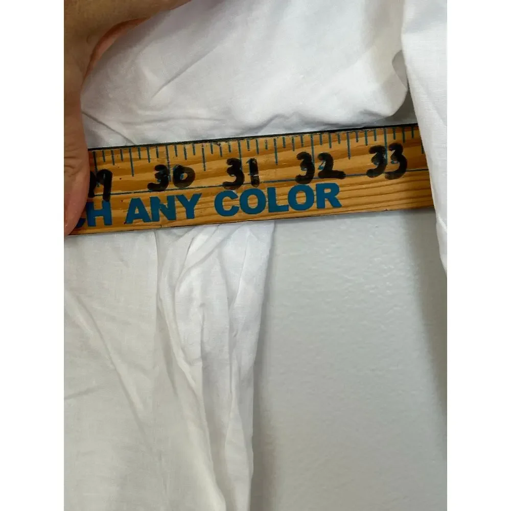 Solange White Nightgown Plus Size 26/28 Pintuck Prairie Cottagecore Sleep Gown